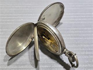 Waltham Pocket Watch WM Ellery Sterling Case Not Running
